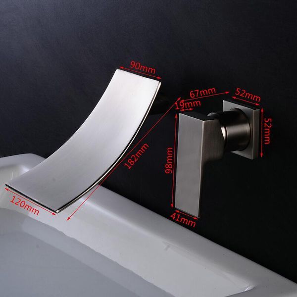 bathroom sink faucets vidric wall mounted basin faucet single handle mixer tap cold rotation spout burnished nickel/chrome/bl
bathroom sink faucets vidric wall mounted basin faucet single handle mixer tap cold rotation spout burnished nickel/chrome/bl