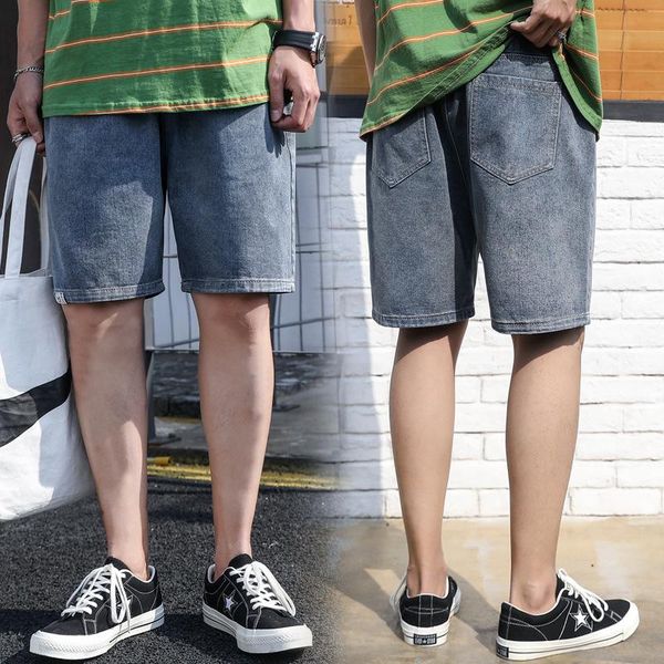 men's shorts jeans 2021 style loose straight outer wear pants frayed summer solid color thin brand short-style, White;black
men's shorts jeans 2021 style loose straight outer wear pants frayed summer solid color thin brand short-style, White;black