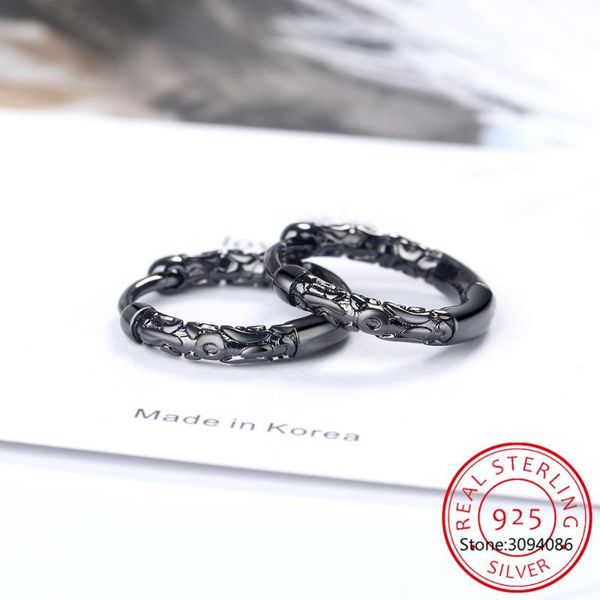 hoop & huggie trendy pattern black gold earrings for women men jewelry 925 silver earring chic party accessories gifts, Golden;silver
hoop & huggie trendy pattern black gold earrings for women men jewelry 925 silver earring chic party accessories gifts, Golden;silver
