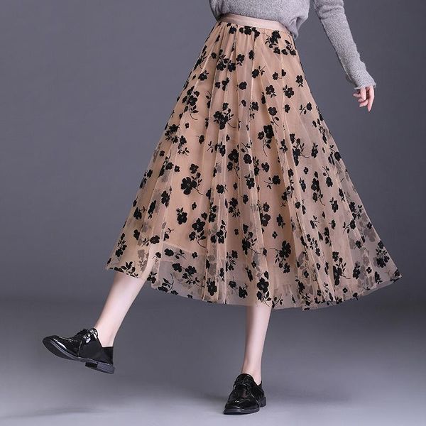 skirts 2021 mesh skirt autumn winter women's korean version of the high waist and thin printed pleated, Black
skirts 2021 mesh skirt autumn winter women's korean version of the high waist and thin printed pleated, Black