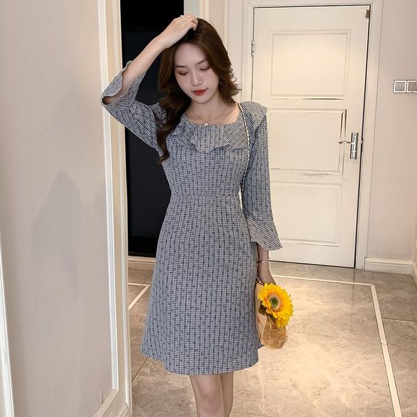 casual dresses women korean dress fashion one piece autumn spring 2022 french style vintage cute three quarter sleeve plaid, Black;gray
casual dresses women korean dress fashion one piece autumn spring 2022 french style vintage cute three quarter sleeve plaid, Black;gray