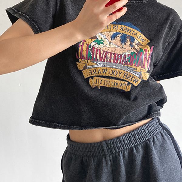 new vintage faded crop women 2021 summer casual short sleeve cotton tee shirt female streetwear graphic t-shirts obas, White
new vintage faded crop women 2021 summer casual short sleeve cotton tee shirt female streetwear graphic t-shirts obas, White