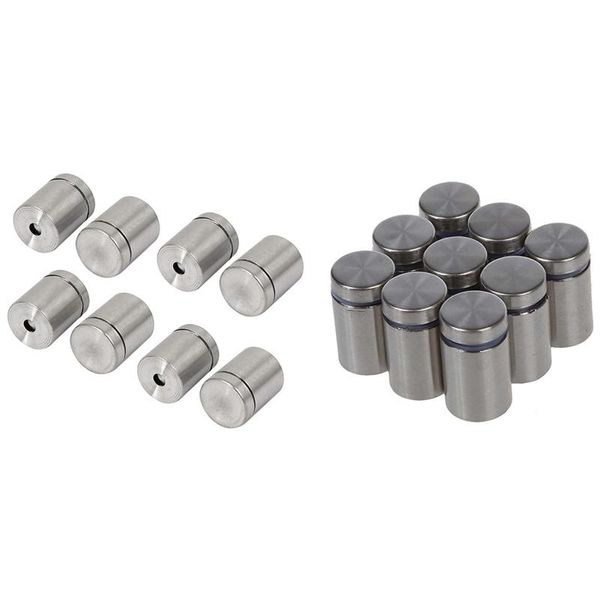 17 pcs advertise glass standoff pin fixing mount bolt nails silver, 9 pcs 19mm x 30 mm & 7 9 x 25mm
17 pcs advertise glass standoff pin fixing mount bolt nails silver, 9 pcs 19mm x 30 mm & 7 9 x 25mm