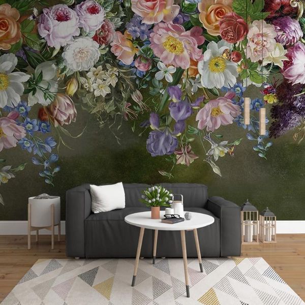 wallpapers custom size 3d wall mural wallpaper european style retro hand painted rose flowers po paper for living room sofa bedroom
wallpapers custom size 3d wall mural wallpaper european style retro hand painted rose flowers po paper for living room sofa bedroom