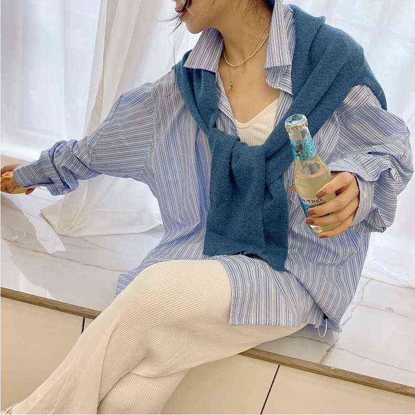 scarves puchun 2022 summer air conditioning shoulder korean style autumn simple outside with loose solid color versatile knitted small shawl, Blue;gray
scarves puchun 2022 summer air conditioning shoulder korean style autumn simple outside with loose solid color versatile knitted small shawl, Blue;gray