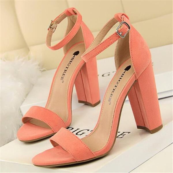 dress shoes women flock ankle-wrap high heels sandals summer ladies buckle slingbacks female fashion thick 34-43, Black
dress shoes women flock ankle-wrap high heels sandals summer ladies buckle slingbacks female fashion thick 34-43, Black