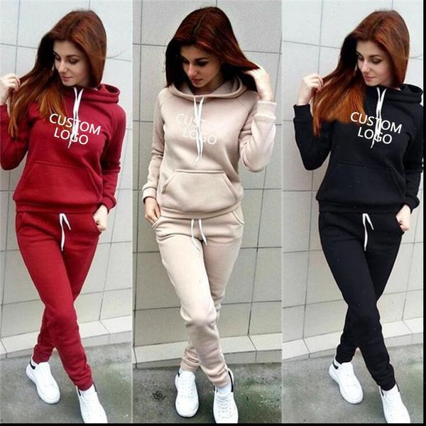 2021 women tracksuit set hoodies pants plus size sportswear customized your logo autumn winter two piece set, Gray
2021 women tracksuit set hoodies pants plus size sportswear customized your logo autumn winter two piece set, Gray