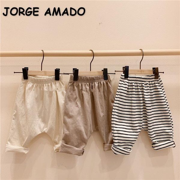 2021 new spring kids girls boys pants elastic waist striped pocket haren trousers children clothes e99, Blue
2021 new spring kids girls boys pants elastic waist striped pocket haren trousers children clothes e99, Blue