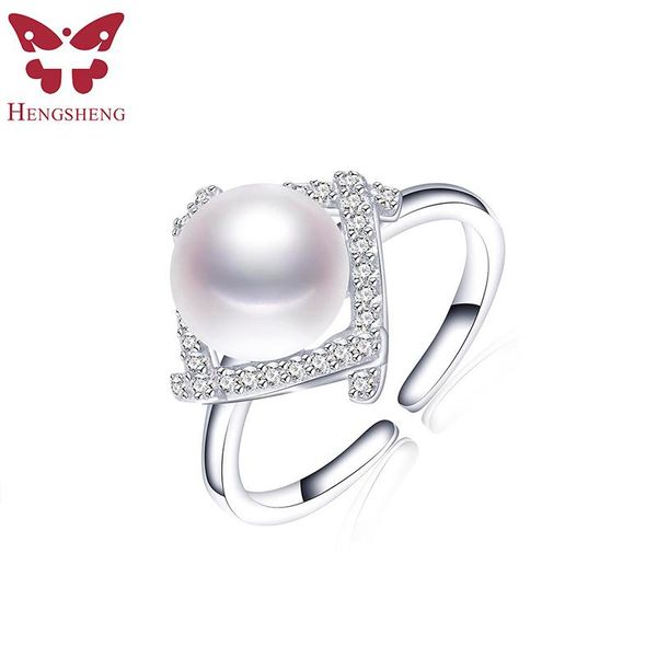 cluster rings clearance sale8-9mm trendy natural freshwater pearl adjustable ring 925 sterling silver fashion zircon women jewelry gift, Golden;silver
cluster rings clearance sale8-9mm trendy natural freshwater pearl adjustable ring 925 sterling silver fashion zircon women jewelry gift, Golden;silver