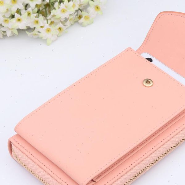 women wallet solid leather shoulder straps bag mobile phone big card holders handbag pockets girls, Red;black
women wallet solid leather shoulder straps bag mobile phone big card holders handbag pockets girls, Red;black