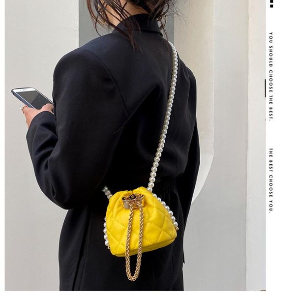 evening bags small ladies handbags pearl chain handle bucket bag pu leather candy color purses crossbody shoulder for women
evening bags small ladies handbags pearl chain handle bucket bag pu leather candy color purses crossbody shoulder for women