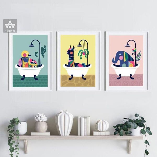 paintings animal in bathtub poster print llama duck and elephant canvas painting modern nursery wall art nordic pictures kid room decor
paintings animal in bathtub poster print llama duck and elephant canvas painting modern nursery wall art nordic pictures kid room decor