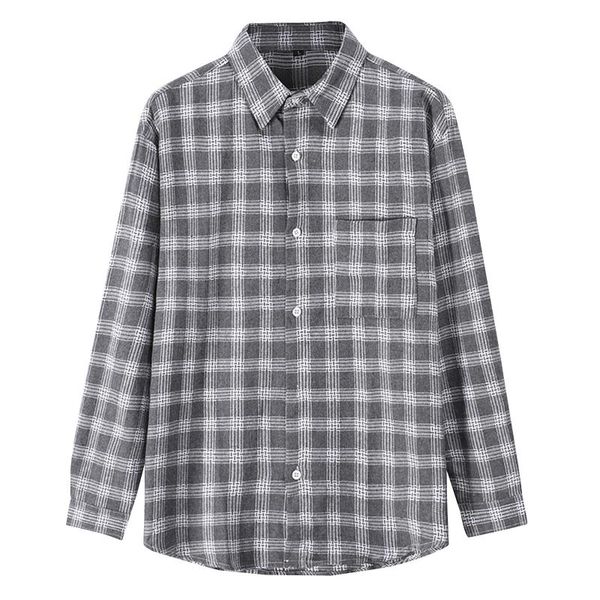 men's casual shirts men plaid shirt camisas social dress autumn fashion long-sleeved male button down check, White;black
men's casual shirts men plaid shirt camisas social dress autumn fashion long-sleeved male button down check, White;black