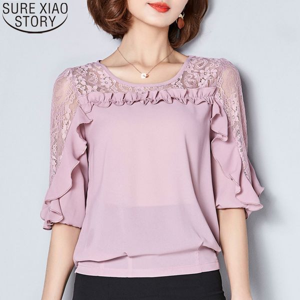 2021 fashion summer women blouses hollow women lace chiffon blouse shirt female solid patchwork plus size blouse 78f 30 210225, White
2021 fashion summer women blouses hollow women lace chiffon blouse shirt female solid patchwork plus size blouse 78f 30 210225, White
