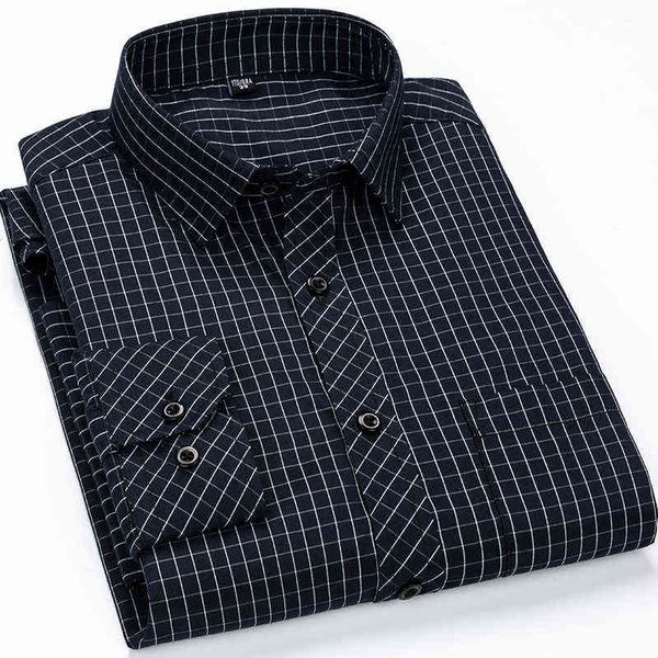 men's classic standard-fit plaid/striped social office dress shirt single patch pocket long sleeve formal business basic shirts w220216, White;black
men's classic standard-fit plaid/striped social office dress shirt single patch pocket long sleeve formal business basic shirts w220216, White;black