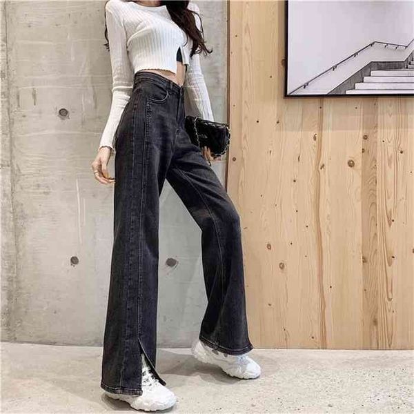 jeans women mopping wide leg side slit chic fashion vintage streetwear autumn loose slender high waist womens stylish ins, Blue
jeans women mopping wide leg side slit chic fashion vintage streetwear autumn loose slender high waist womens stylish ins, Blue