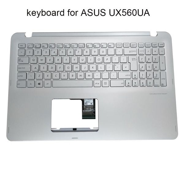 lapreplacement keyboards uk palmrest keyboard backlight for asus zenbook ux560 ux560ua ux560u q504ua gb qwerty cover 0knb0-662suk00
lapreplacement keyboards uk palmrest keyboard backlight for asus zenbook ux560 ux560ua ux560u q504ua gb qwerty cover 0knb0-662suk00