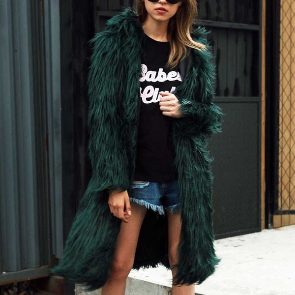 hairy long style faux fur coat winter fluffy thicken warmer hoodie hooded coat chic outerwear overcoat trenchcoats v191209, Black
hairy long style faux fur coat winter fluffy thicken warmer hoodie hooded coat chic outerwear overcoat trenchcoats v191209, Black