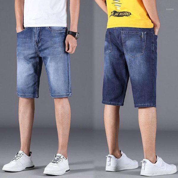 men's jeans 2021 summer youth clothing fashion pants thin stretch classic brand embroidered lightweight straight denim shorts, Blue
men's jeans 2021 summer youth clothing fashion pants thin stretch classic brand embroidered lightweight straight denim shorts, Blue