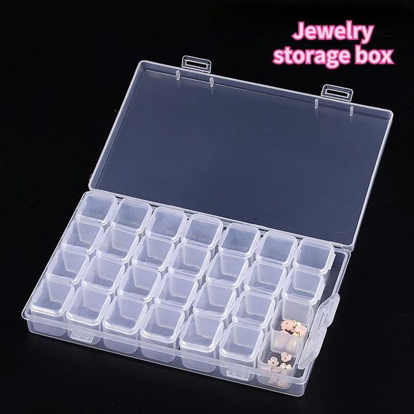 nail gel tool jewelry storage box split 28 grid transparent color removable, Red;pink
nail gel tool jewelry storage box split 28 grid transparent color removable, Red;pink