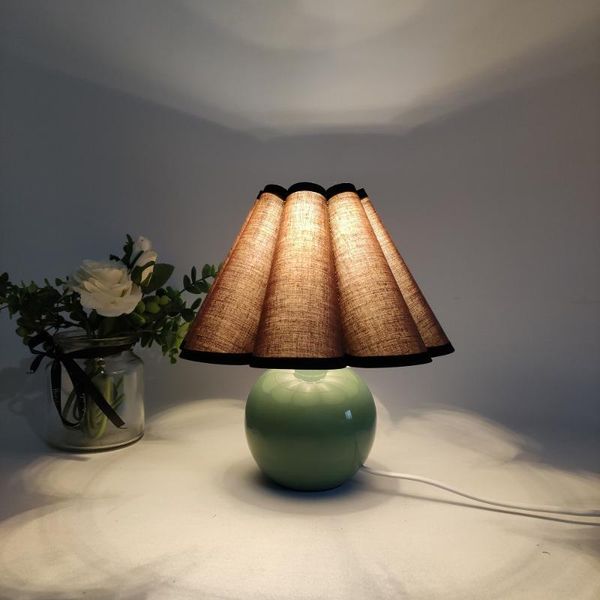 table lamps xianfan korea green ceramic lamp with petal cloth lampshade night lights creative work desk pvc shades
table lamps xianfan korea green ceramic lamp with petal cloth lampshade night lights creative work desk pvc shades