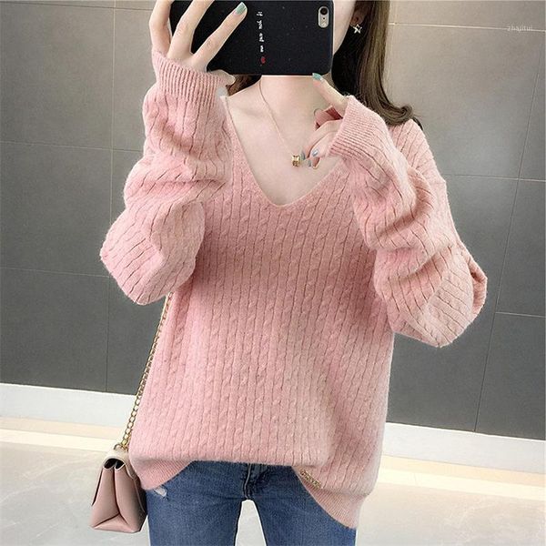 women's sweaters sweater,laziness-style v-neck ma hua wen sweet fashion sweater women's, autumn and winter style sweater,, White;black
women's sweaters sweater,laziness-style v-neck ma hua wen sweet fashion sweater women's, autumn and winter style sweater,, White;black