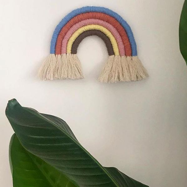 decorative objects & figurines household seven-strand rainbow wall hanging pendant children living room decors hand-woven decoration
decorative objects & figurines household seven-strand rainbow wall hanging pendant children living room decors hand-woven decoration