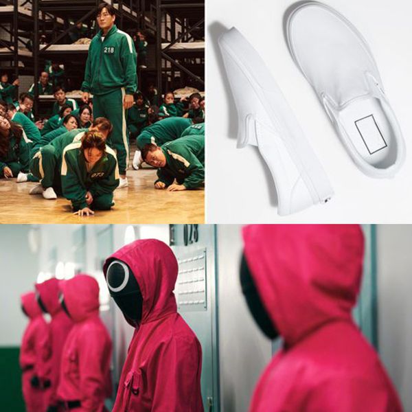 2021 squid game same paragraph classic canvas white casual shoes platform 1970s lazy sneakers reconstructed slam jam low mens women slip on, Black
2021 squid game same paragraph classic canvas white casual shoes platform 1970s lazy sneakers reconstructed slam jam low mens women slip on, Black