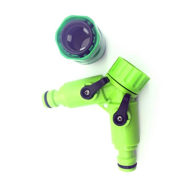 watering equipments 1pcs garden sprinkler hose connector y splitter way valve adapter quick 3/4 '' and 16mm fittings
watering equipments 1pcs garden sprinkler hose connector y splitter way valve adapter quick 3/4 '' and 16mm fittings