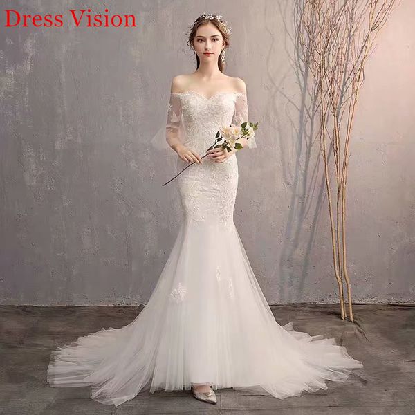 2021 vestido noiva lace mermaid wedding soiree bride to be robe de marie lace-up 3eqm, White
2021 vestido noiva lace mermaid wedding soiree bride to be robe de marie lace-up 3eqm, White