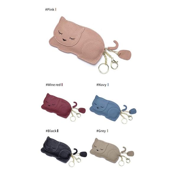 cartoon animal cat wallet keyring organizer mini pocket holder pu leather coin purse pouch case wallets, Red;black
cartoon animal cat wallet keyring organizer mini pocket holder pu leather coin purse pouch case wallets, Red;black