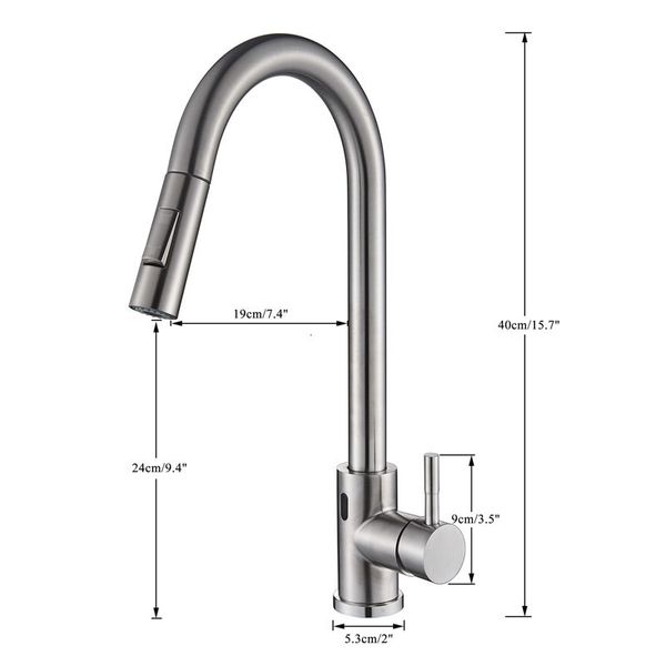 kitchen faucets nickel black brushed gold sensor touch or touchless sense mixer tap bathroom pull out 2-function modes ng3x
kitchen faucets nickel black brushed gold sensor touch or touchless sense mixer tap bathroom pull out 2-function modes ng3x