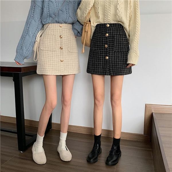 skirts pocket skirt button plaid tweed bodycon short women autumn high waist office ladies elegant form fitted, Black
skirts pocket skirt button plaid tweed bodycon short women autumn high waist office ladies elegant form fitted, Black