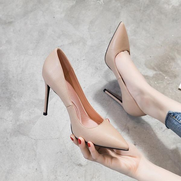 dress shoes high heels women's stiletto microfiber autumn and winter pointed soft leather single comfortable ladies, Black
dress shoes high heels women's stiletto microfiber autumn and winter pointed soft leather single comfortable ladies, Black