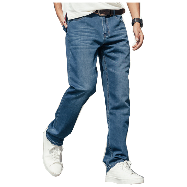 men's jeans summer thin straight large size loose stretch denim blue pants hip-hop casual men
men's jeans summer thin straight large size loose stretch denim blue pants hip-hop casual men