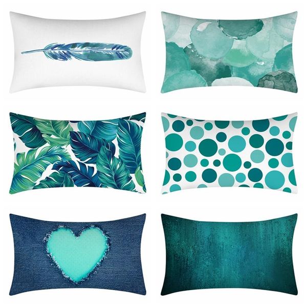 cushion/decorative pillow tropical leaves teal blue cushion cover single-side printed home throw pillows car decorative pillowcase cojines
cushion/decorative pillow tropical leaves teal blue cushion cover single-side printed home throw pillows car decorative pillowcase cojines