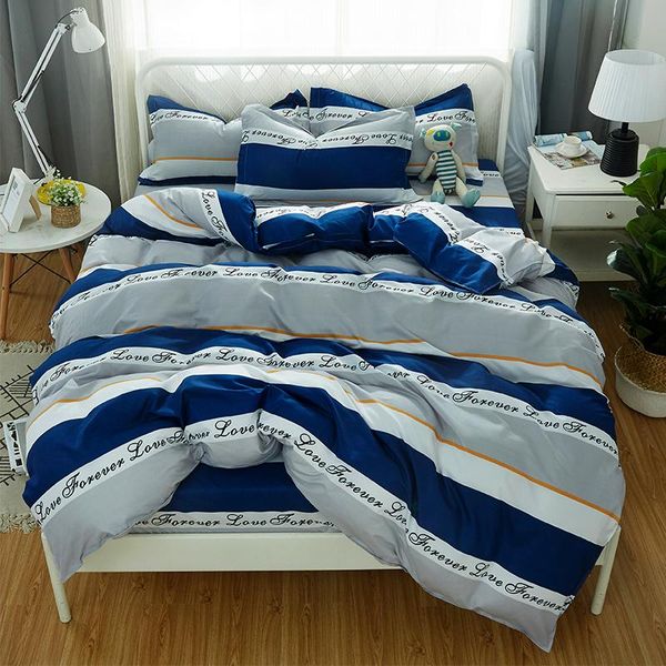 blue and white grey wide stripes bedding set duvet cover bed sheet full twin king size bedspread bedclothes sell well
blue and white grey wide stripes bedding set duvet cover bed sheet full twin king size bedspread bedclothes sell well