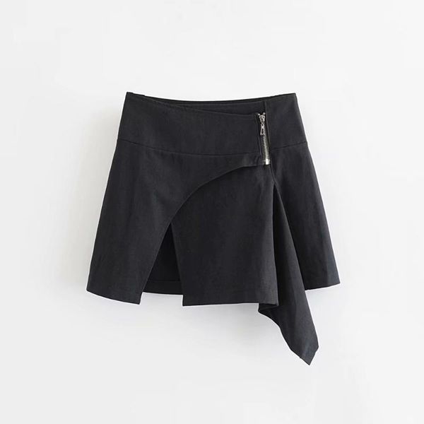women black fashion design high waist mini skirt 2021 spring summer chic asymmetrical ruffles denim skirts faldas mujer moda
women black fashion design high waist mini skirt 2021 spring summer chic asymmetrical ruffles denim skirts faldas mujer moda