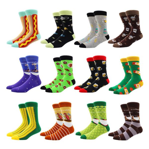 men's socks autumn winter men cotton colorfull women crew food pattern creative novelty cartoon tube for wedding gifts, Black
men's socks autumn winter men cotton colorfull women crew food pattern creative novelty cartoon tube for wedding gifts, Black