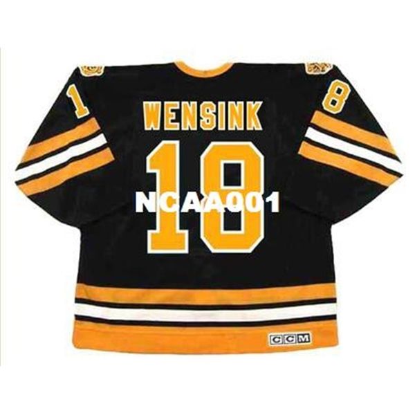 001s #18 john wensink boston bruins 1978 ccm vintage away hockey jersey or custom any name or number retro jersey, Black
001s #18 john wensink boston bruins 1978 ccm vintage away hockey jersey or custom any name or number retro jersey, Black