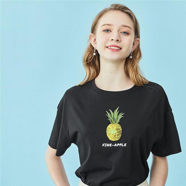 women tshirts fruit printed patterns crewneck short sleeve tee shirts cotton brethable summer camiseta mujer 05390383, White
women tshirts fruit printed patterns crewneck short sleeve tee shirts cotton brethable summer camiseta mujer 05390383, White