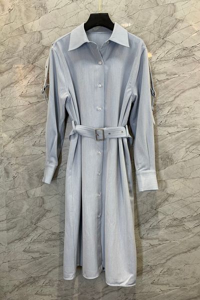 design loose waist trimming shirt dress womens autumn european and american new commuter midi dress 9q, White
design loose waist trimming shirt dress womens autumn european and american new commuter midi dress 9q, White