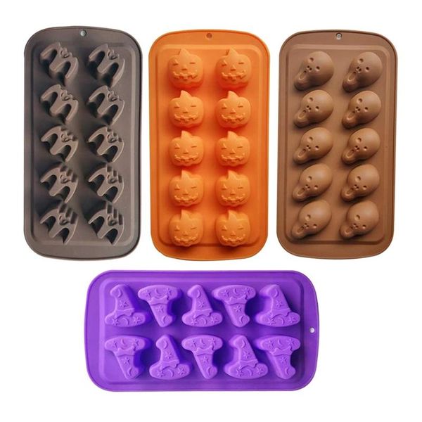 baking & pastry tools 4 pcs halloween candy molds chocolate silicone with ghost pumpkin bat witch hat are made of food grade
baking & pastry tools 4 pcs halloween candy molds chocolate silicone with ghost pumpkin bat witch hat are made of food grade
