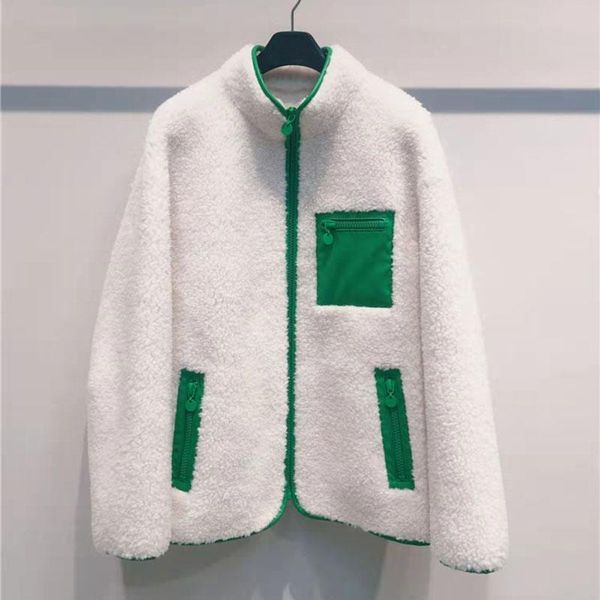 women's fur & faux coat winter women short length 2021 fashion100% real sheep wool jacket loose syle green pocket trim pu leather inner, Black
women's fur & faux coat winter women short length 2021 fashion100% real sheep wool jacket loose syle green pocket trim pu leather inner, Black