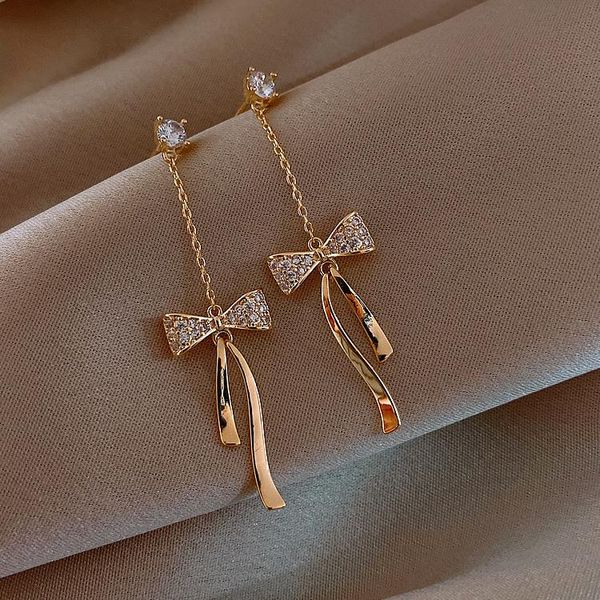 dangle & chandelier bow tassel long fall earrings korean dangling 2021 fashion wedding bridal drop earring trend designer accessories, Silver
dangle & chandelier bow tassel long fall earrings korean dangling 2021 fashion wedding bridal drop earring trend designer accessories, Silver