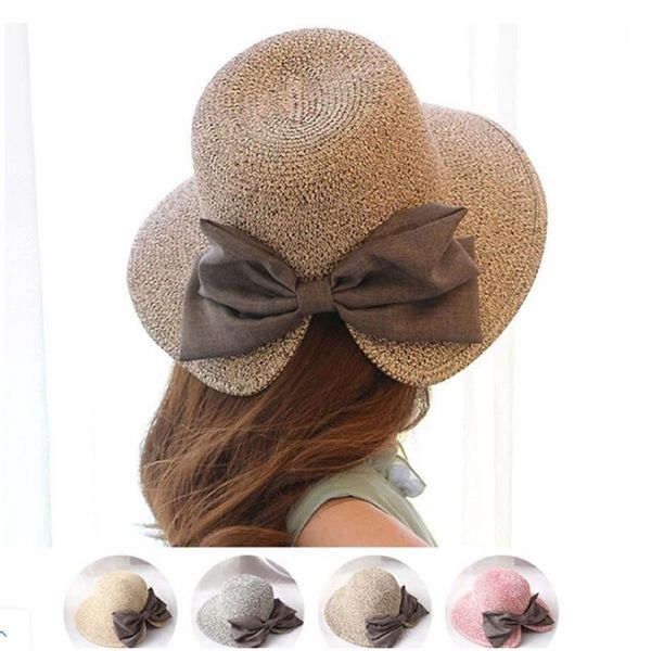 wide brim hats 1pc ladies summer sun beach floppy straw hat large bowknot, Blue;gray
wide brim hats 1pc ladies summer sun beach floppy straw hat large bowknot, Blue;gray