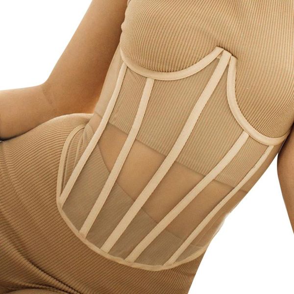 belts mesh breasted corset belt ladies sleeveless fashion luxury harness club party sheer cupped strapless cummerbunds, Black;brown
belts mesh breasted corset belt ladies sleeveless fashion luxury harness club party sheer cupped strapless cummerbunds, Black;brown