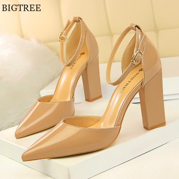 sandals summer square heel concise women fashion buckle patent leather high heels shoes pointed toe women's office party, Black
sandals summer square heel concise women fashion buckle patent leather high heels shoes pointed toe women's office party, Black