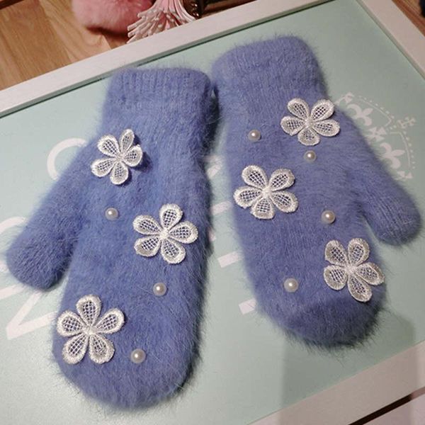 fingerless gloves elegant women winter pearl&embroidery flower full finger mittens solid fur luvas guanti donna gift, Blue;gray
fingerless gloves elegant women winter pearl&embroidery flower full finger mittens solid fur luvas guanti donna gift, Blue;gray
