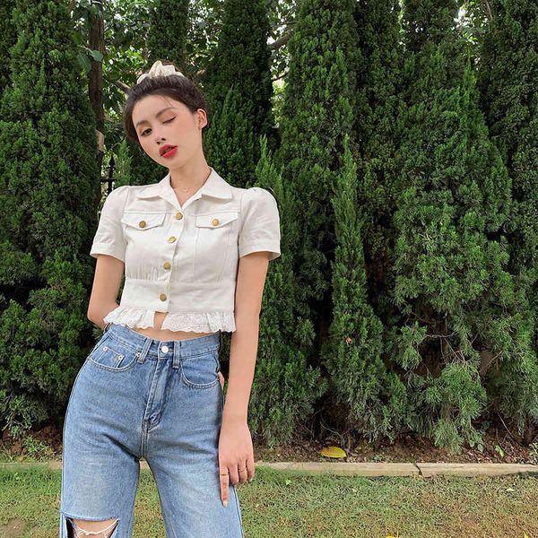 women's blouses & shirts korean clothes lace up harvest ladies blouses woman white shirts fashion brand turn-down summer collar rpcx
women's blouses & shirts korean clothes lace up harvest ladies blouses woman white shirts fashion brand turn-down summer collar rpcx
